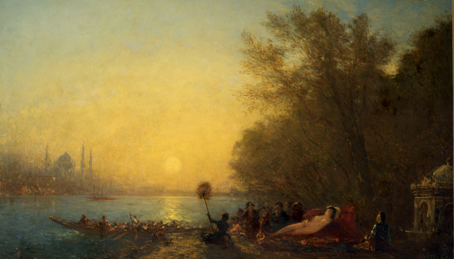 A Gibbous Moon Over Constantinople