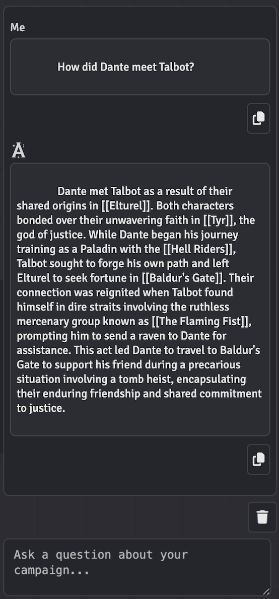 Ask Archivist Chatbot